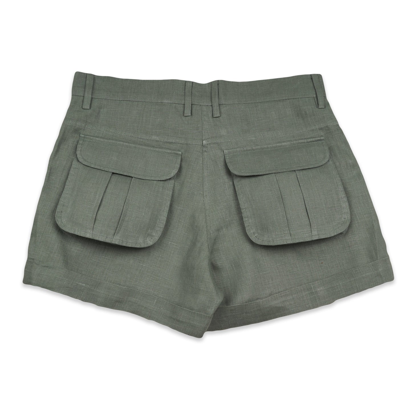 RIVER SHORTS - Linen | Light Olive Green