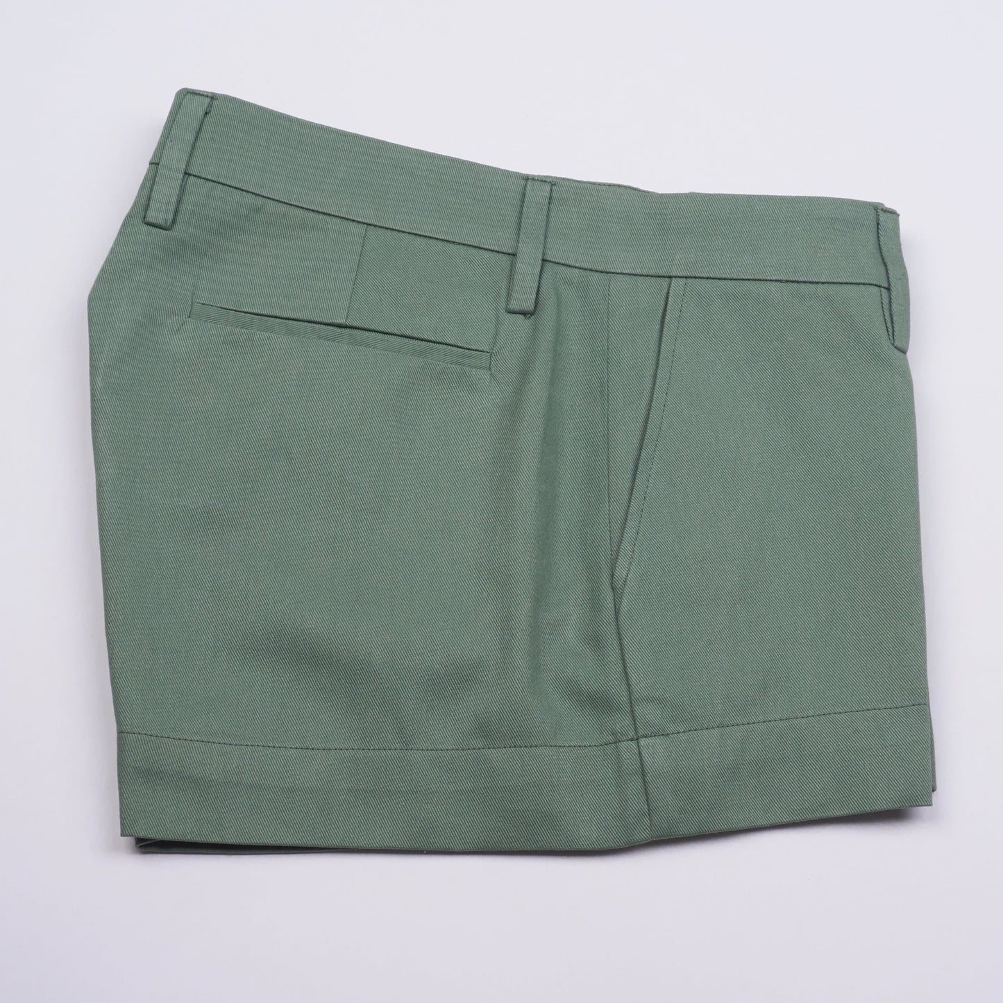 MINI BERMUDA - Cotton Twill | Light Olive Green
