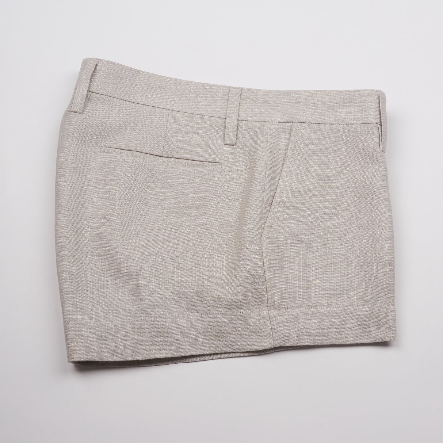 MINI BERMUDA - Linen | Light Grey Greige