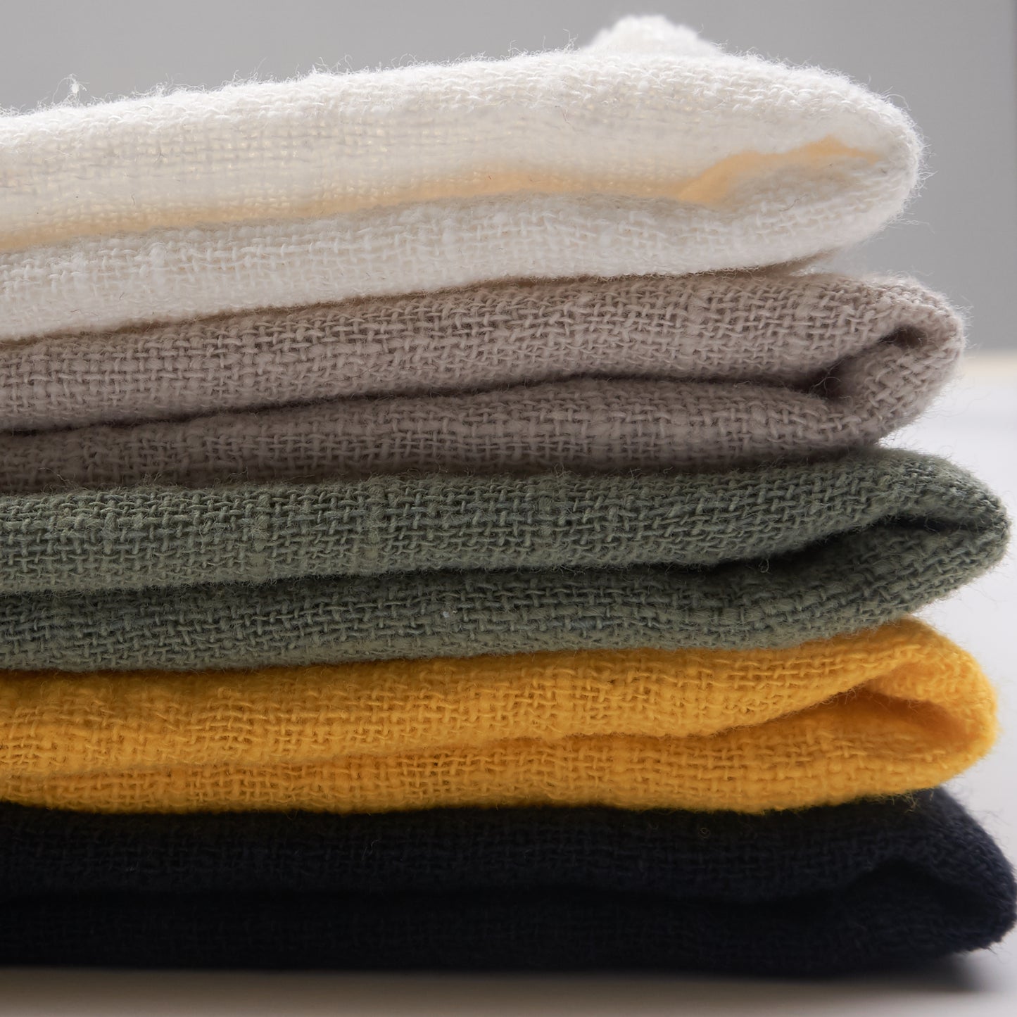 DAUN RACER TANK TOP - Cotton Gauze | Light Grey Greige