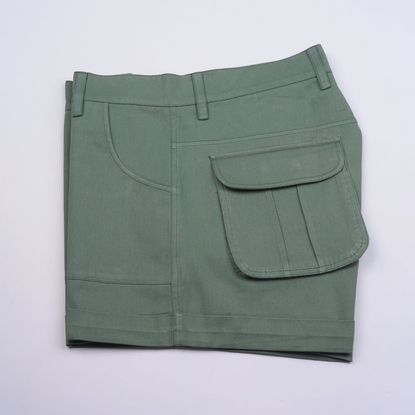 RIVER SHORTS - Cotton Twill | Light Olive Green