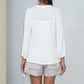 BKLN TOP - Crinkled Rayon | Off White