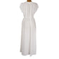 ADELE LONG DRESS - Linen | Off White