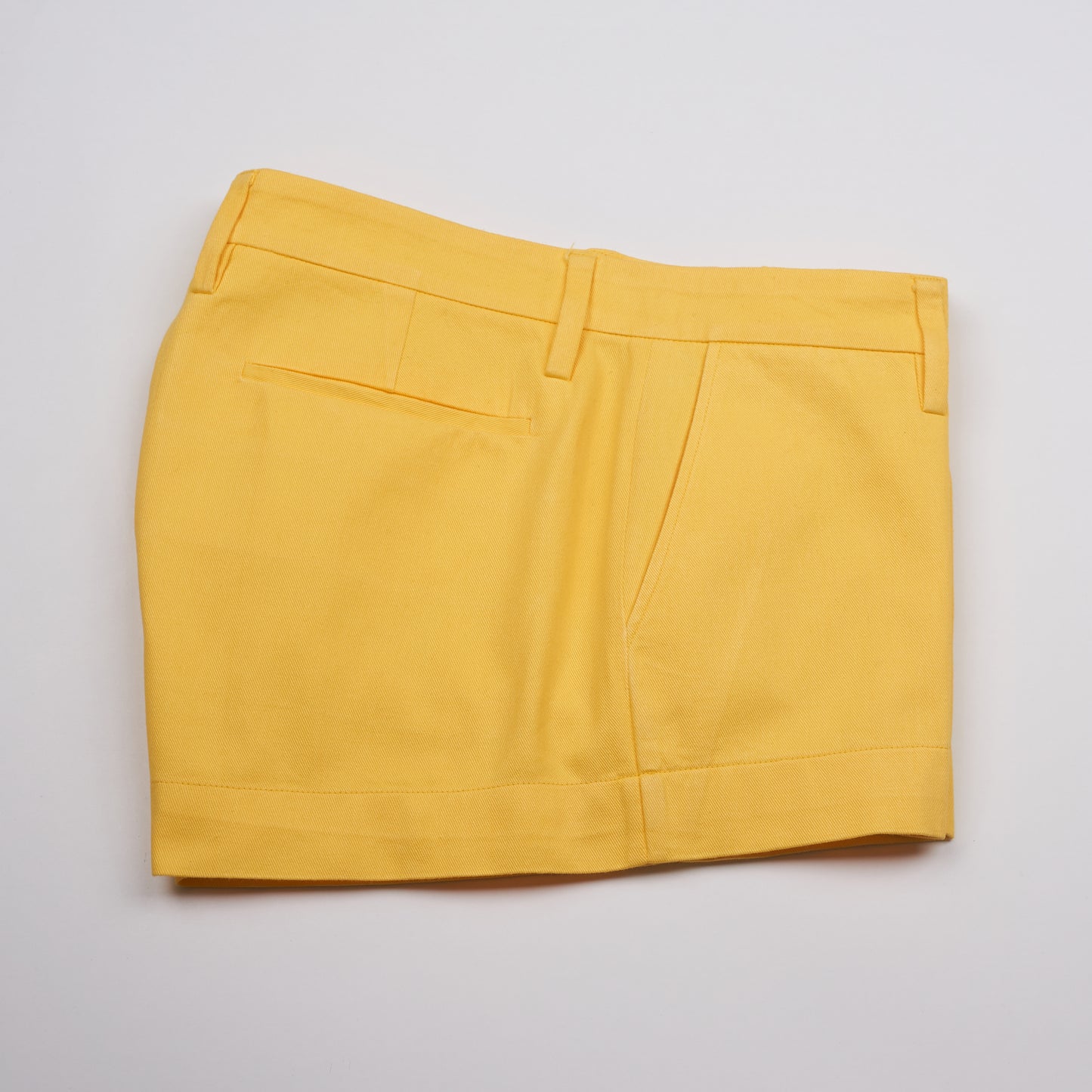 MINI BERMUDA - Cotton Twill | Bright Yellow