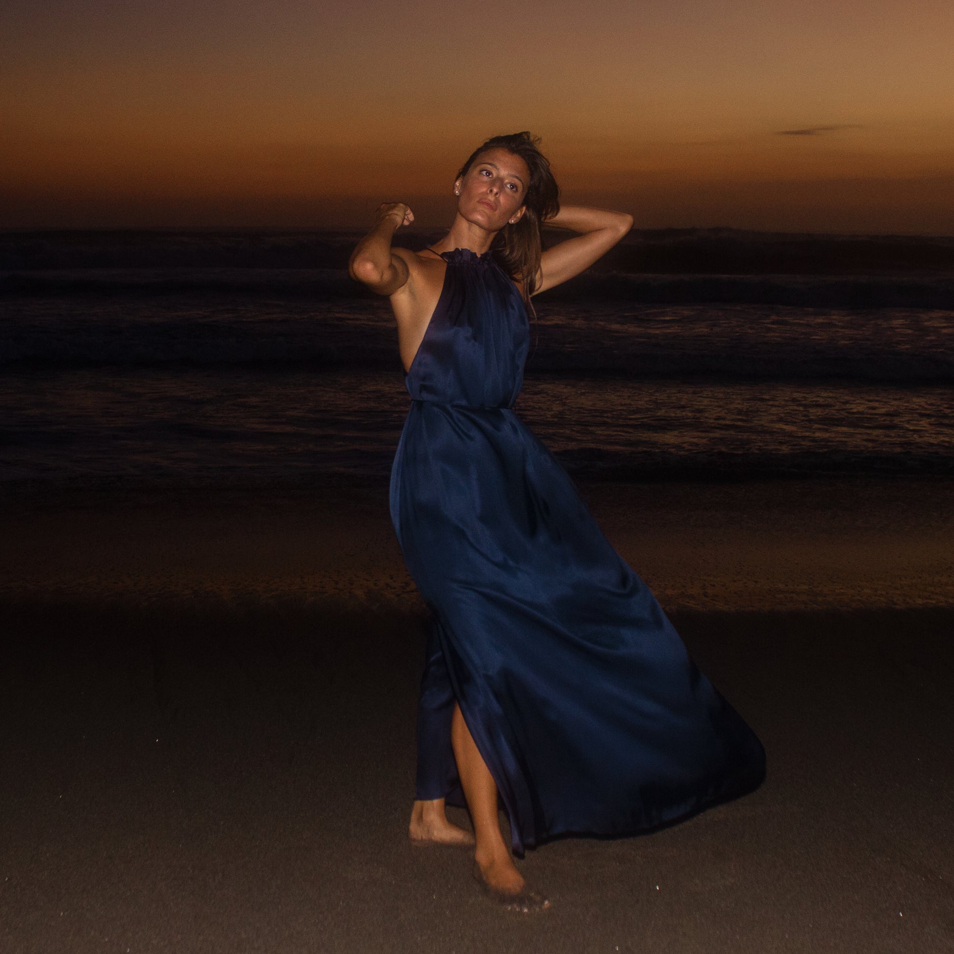blue rayon dress Blue Floral Maxi Dress: Rayon Bohemian Wrap Dress With Pockets