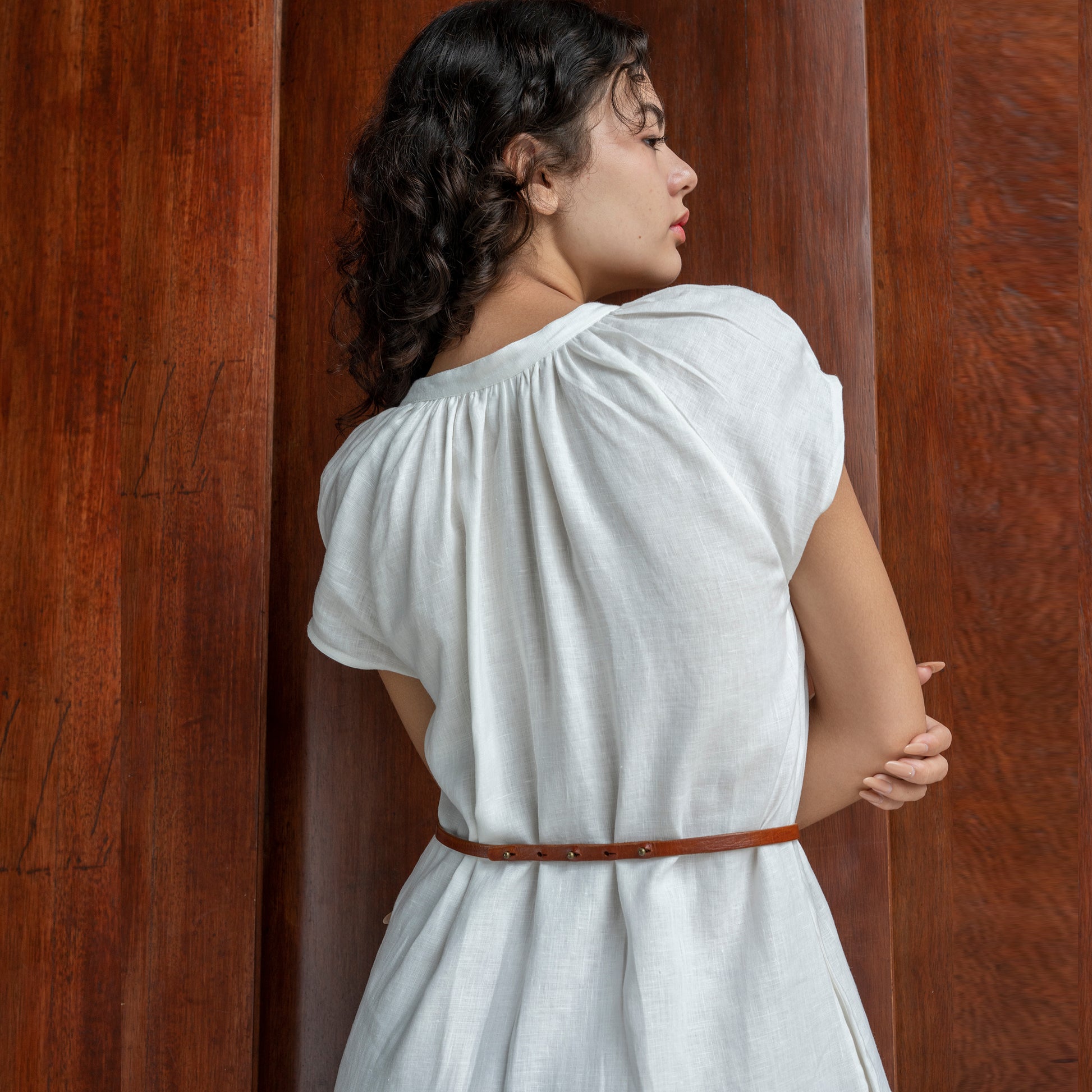 adele linen slip dress Adele Linen Slip Dress