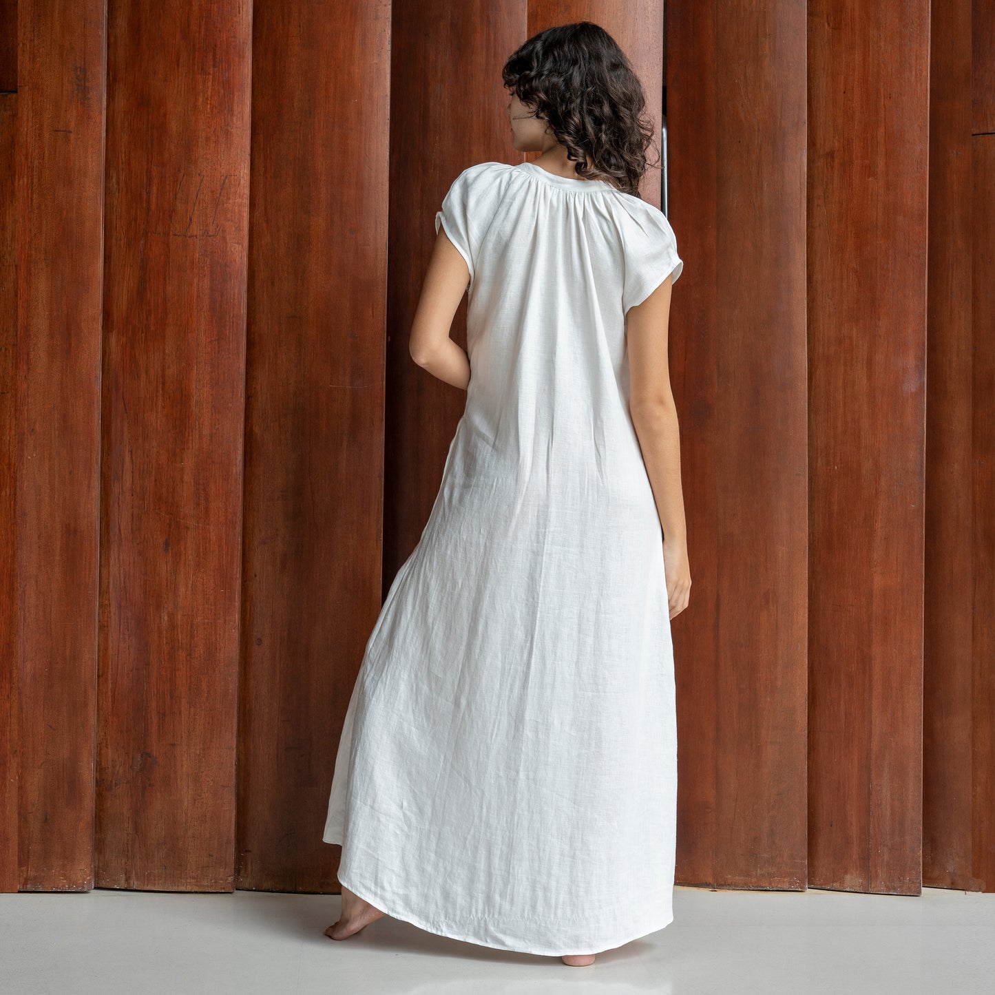 adele linen slip dress Adele Linen Slip Dress - 10